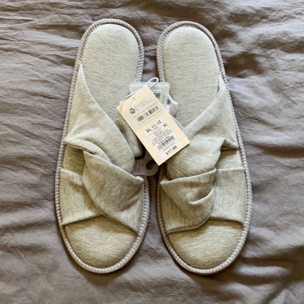 Grey Slippers